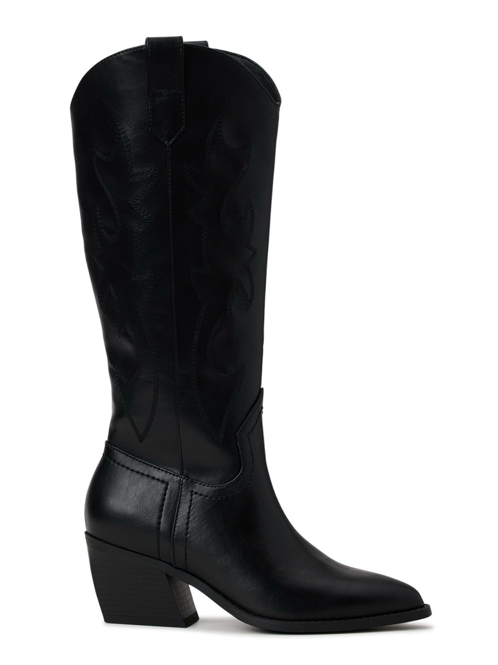NWOT Madden NYC Classic Black Western Knee-High Boot - Unbranded